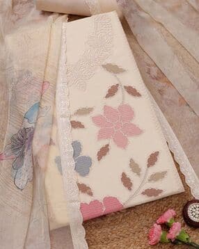 Women Embroidery Unstitched Dress Material