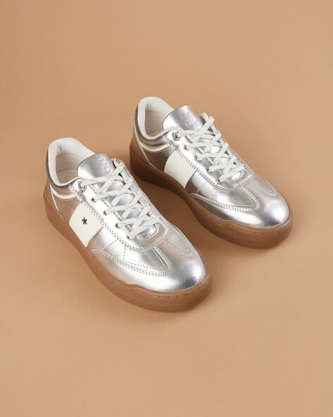 Buy Silver Heeled Shoes for Women by Ginger by lifestyle Online