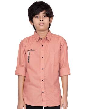fraus  Boys Cotton Relaxed Fit Shirt-picture-23