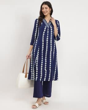 pink fort Women Geometric Pant-Suit Set-picture-39