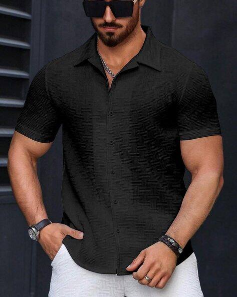 Buy Black Shirts for Men by Indo Online