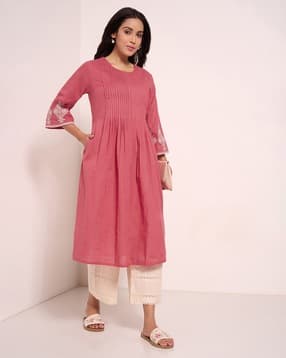 rangmanch by pantaloons Women Embroidered Anarkali Kurta -picture-12