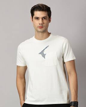 Buy BLACK BUCK Men Embroidered Regular Fit C Online | Ajio.com