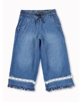 gini & jony Girls Washed Culottes-picture-31