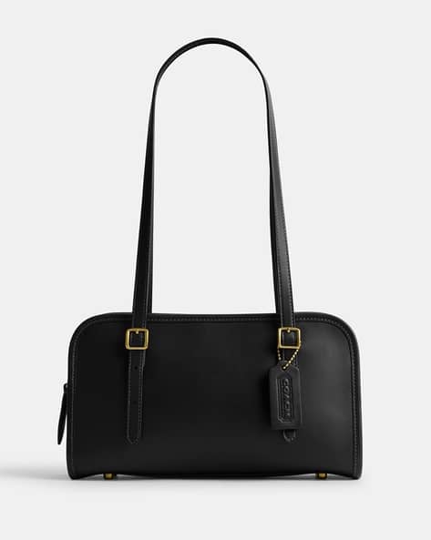 Buy Coach Swing Zip Medium Leather Bag | Brown Color Women | AJIO LUXE
