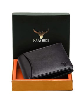 wildhorn Men Bi-Fold Wallet with Stitched Edge-picture-33