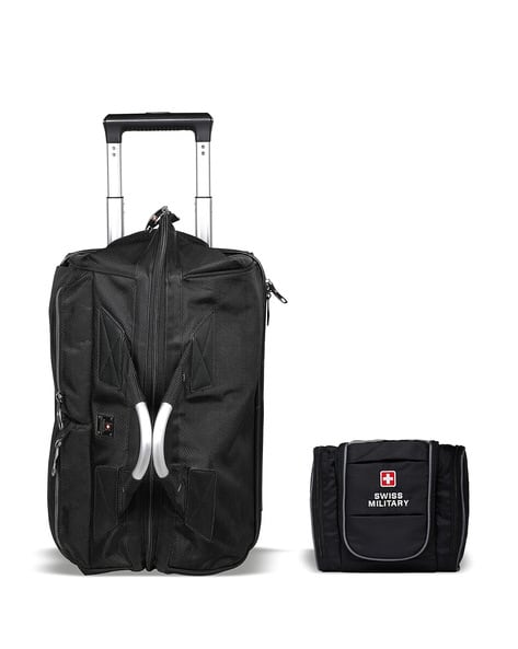 Buy Black Luggage Trolley Bags for Men by Swiss Military Online