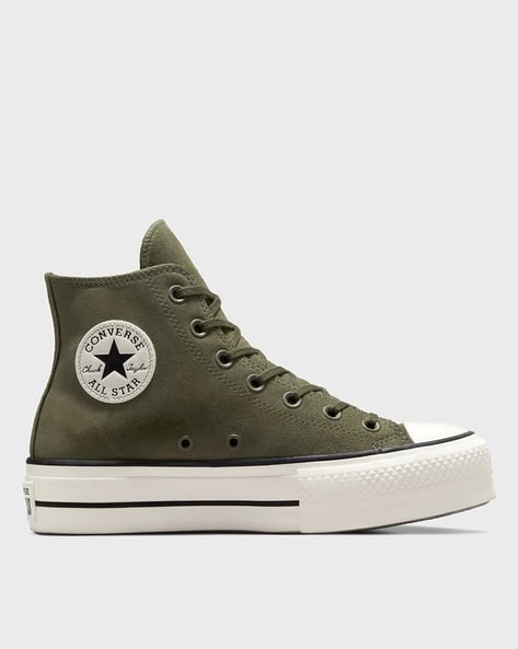Women Chuck Taylor All Star Lift Platform Colourful Suede High Top Sneakers