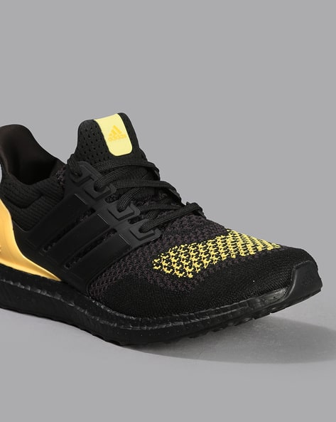 Shoes Ultra Boost Black Black Gold Men Ultraboost Lace-Up Shoes