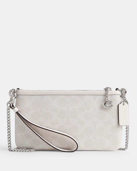 Buy Coach Signature Canvas Pouch Bag | lhxun Color Women | AJIO LUXE