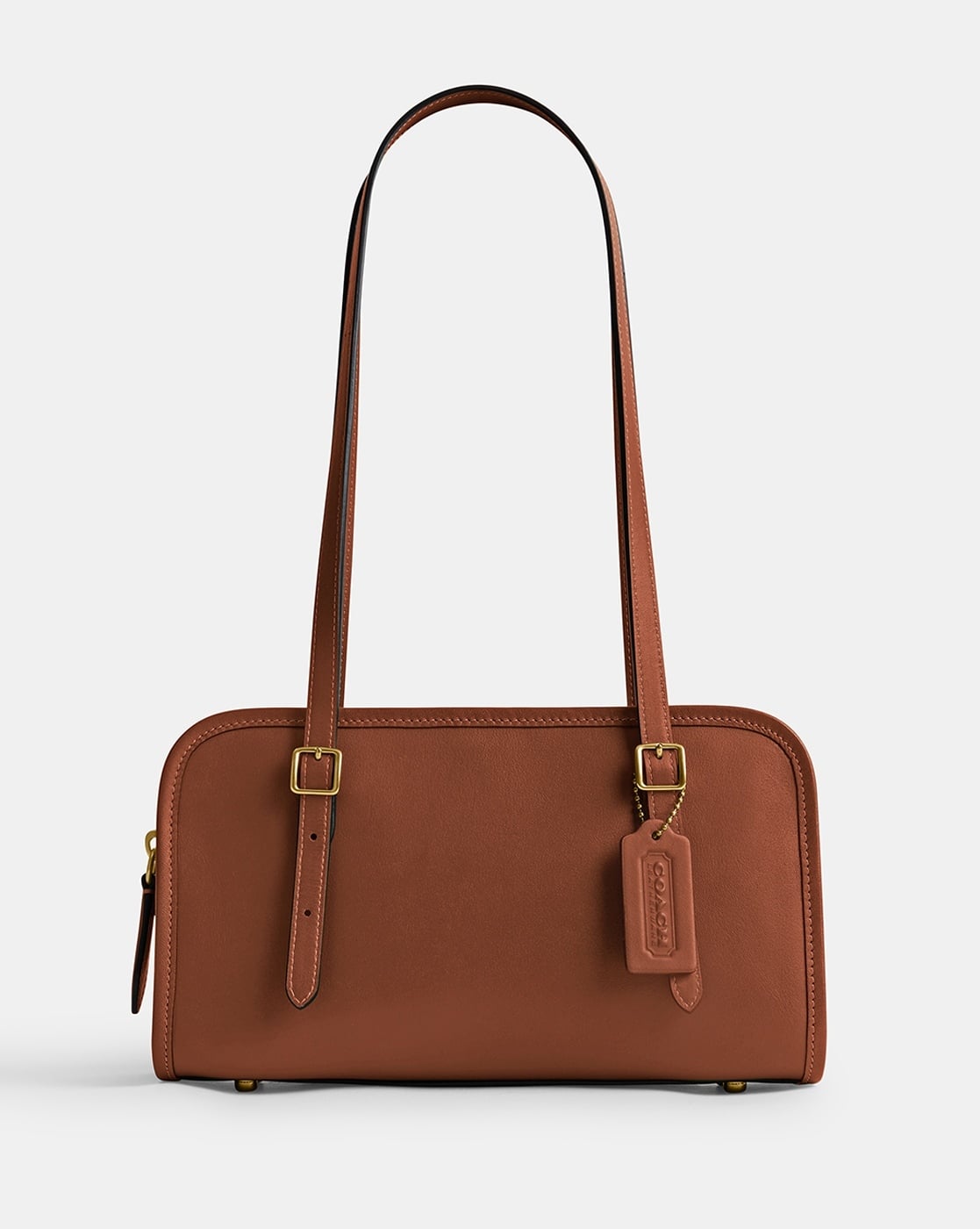 Buy Coach Swing Zip Medium Leather Bag | Brown Color Women | AJIO LUXE