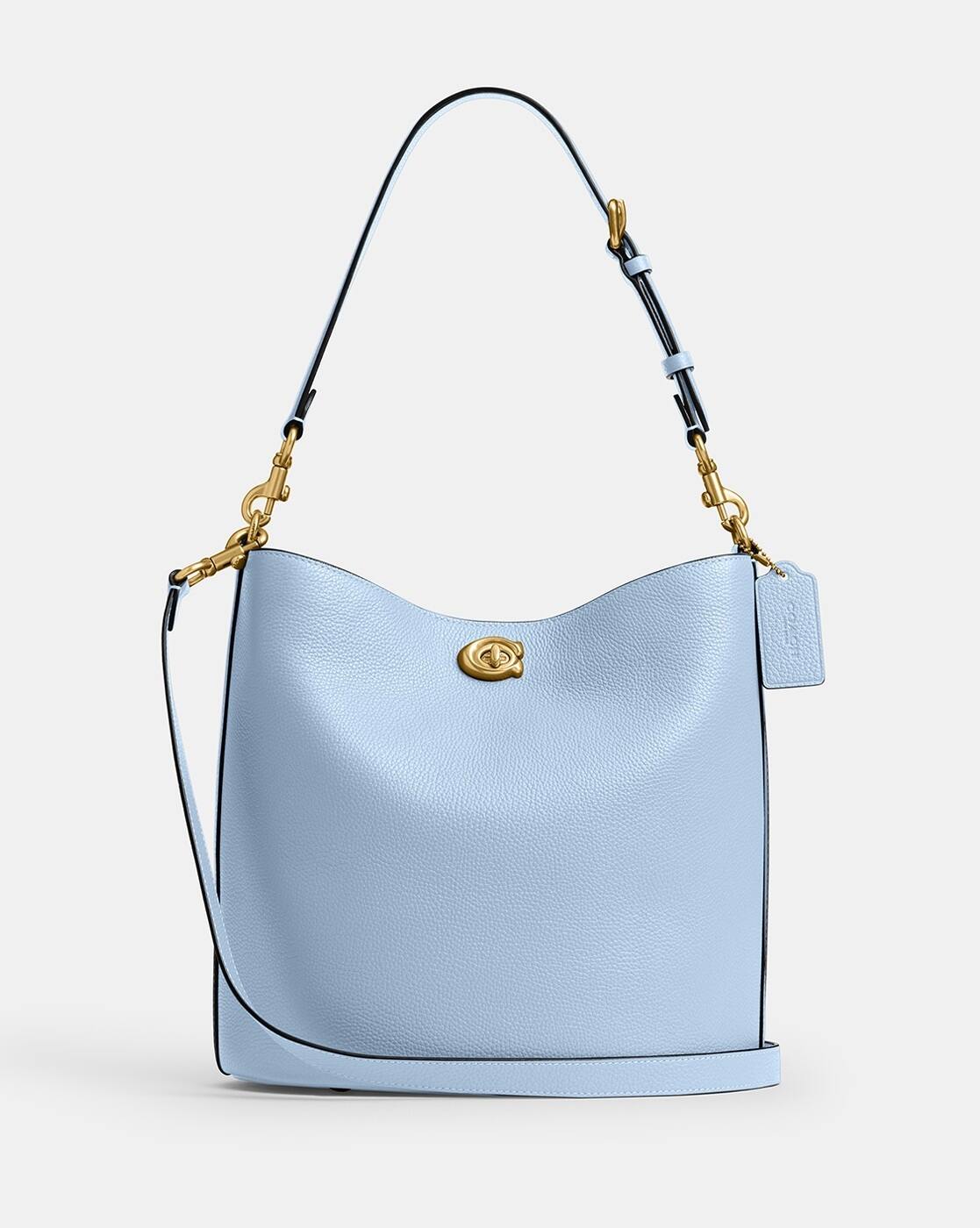Buy Coach Polished Pebble Leather Willow Medium Soft Bucket Bag