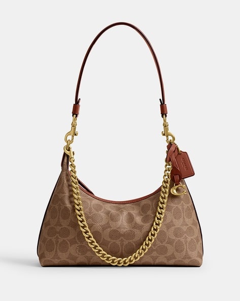 Buy Coach Signature Canvas Juliet Small 25 Shoulder Bag Brown