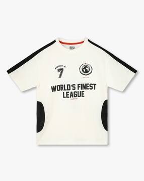 Boys Graphic Print Boxy Fit Crew-Neck T-Shirt-image-46