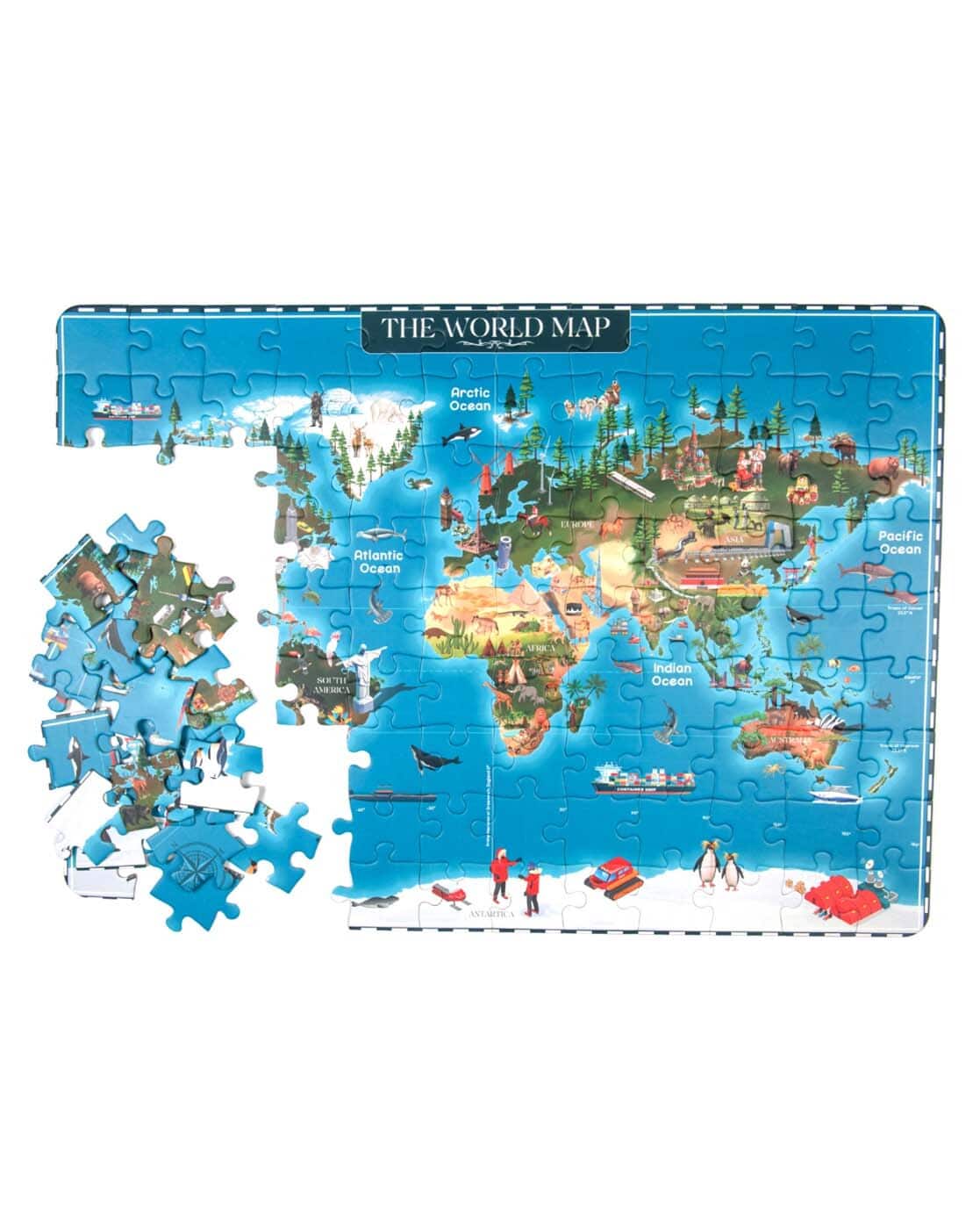 Buy Nesta Toys World Map Jigsaw Puzzle Online | Ajio.com