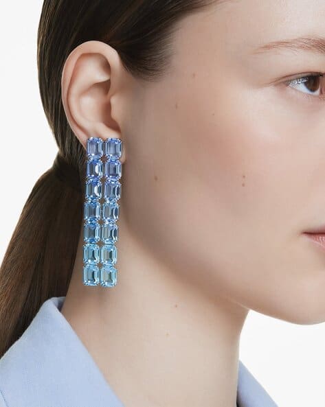 Buy Blue Earrings for Women by SWAROVSKI Online