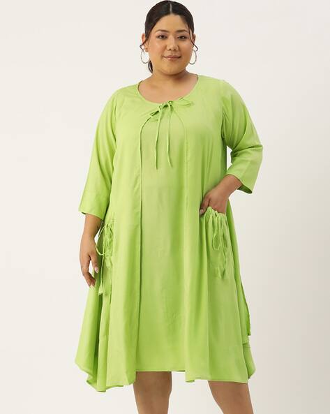 Buy Green Dresses for Women by Therebelinme Online | Ajio.com