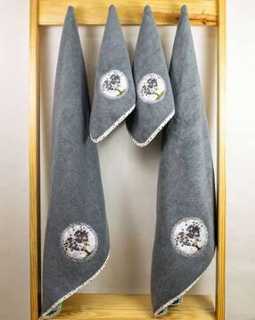 Pure Cotton Love Tree  Towel Set of 4-image-48