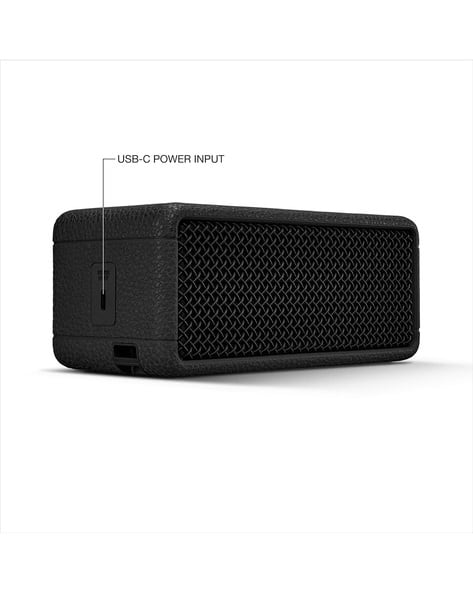 Marshall Emberton III Black＆Brass Marshall Emberton III Compact Portable Bluetooth Speaker with 32+