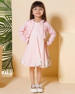  Girls Embroidery A-line Dress-image-36