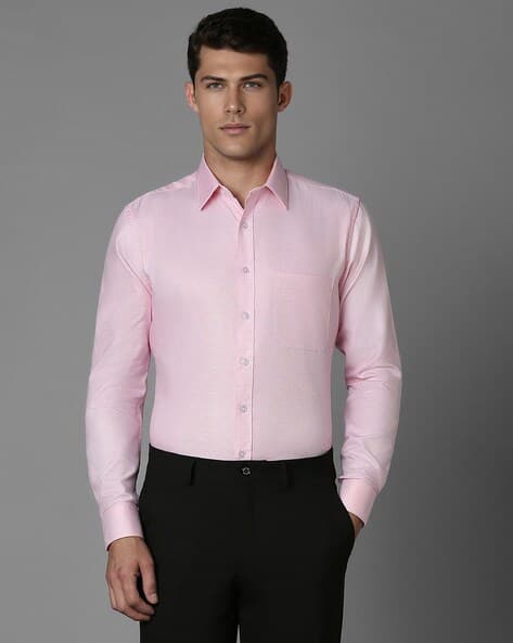 Men Slim Fit Full Sleeves Formal Shirt