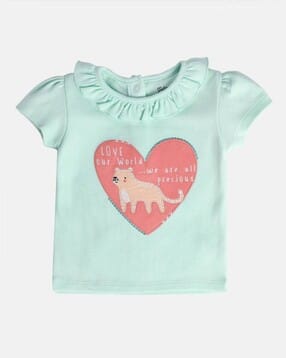 Girl Regular Fit Round-Neck Top-image-18
