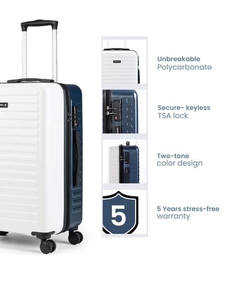 Bag Smart Luggage Lock Set Of Two Tone TSA Lock Trolley Bags (S L) - Main Image