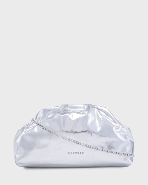 Buy Metallic Silver Clutches Wristlets for Women by CAPRESE