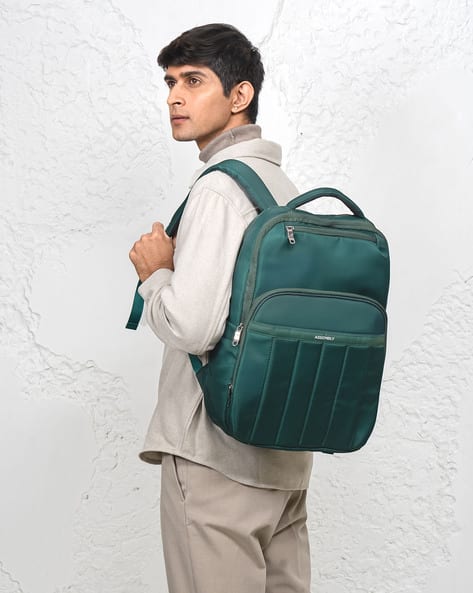 baggu small leather backpack inside Modern BAGGU Leather Mini Backpack