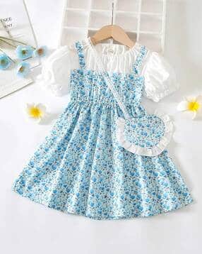 styleconnect Girls Floral Print A-Line Dress-picture-18