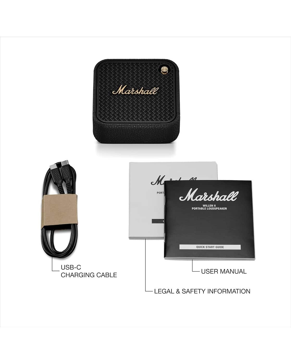 Buy Marshall Willen II Portable Bluetooth  Online | Ajio.com