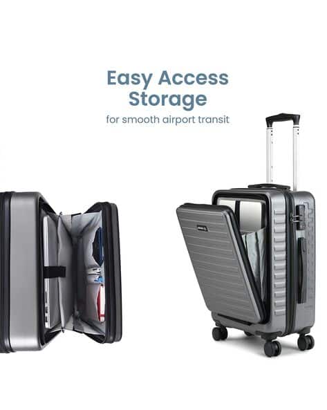 Buy Grey Luggage Trolley Bags for Men by Assembly Online