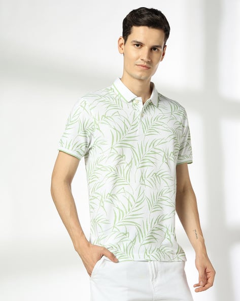 NETPLAY Men Ultimate All-Over Print Slim Fit Polo T-Shirt
