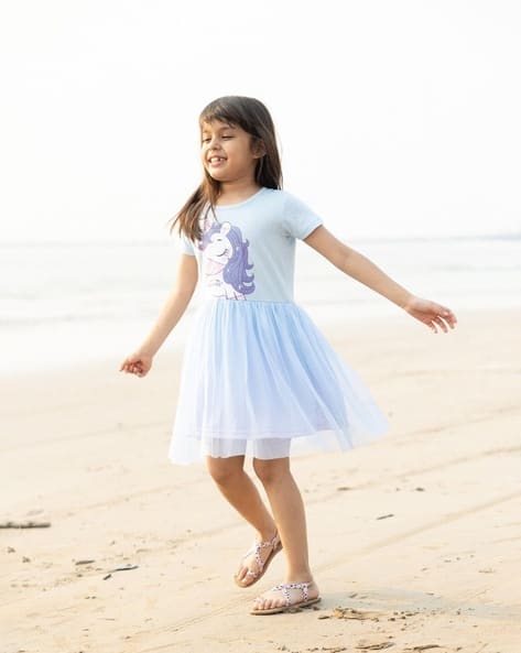 Buy Blue Dresses & Frocks for Girls by Nap Chief Online | Ajio.com Buy Blue Dresses & Frocks for Girls by Nap Chief Online | Ajio.com