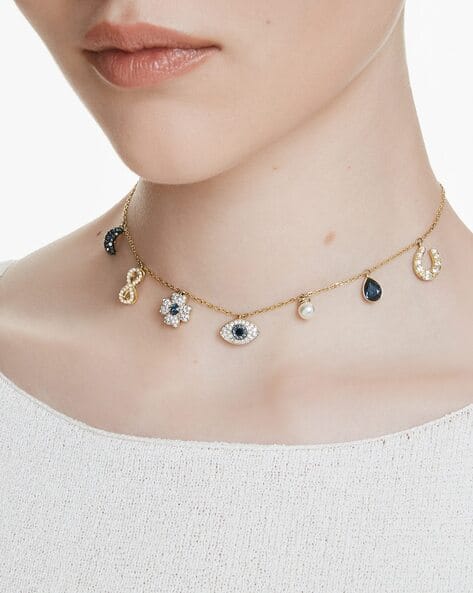 Buy Blue Necklaces & Pendants for Women by SWAROVSKI Online | Ajio.com