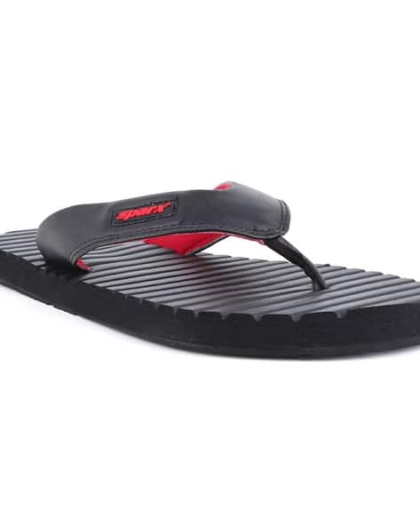 Sparx Slippers Flip Flops Buy Black Flip Flop Slippers For Men By Sparx  Online