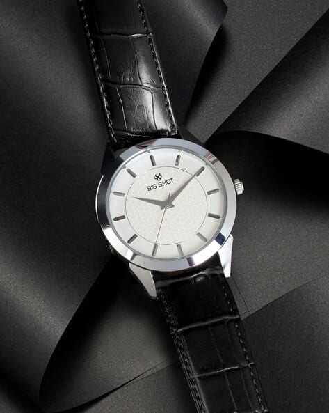 Men Analogue Wrist Watch with Leather Strap-BSM068B