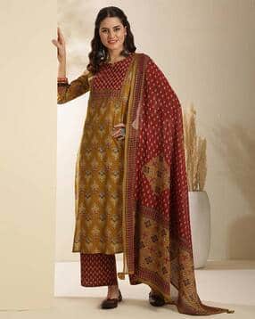 Women Straight Kurta Set-image-7