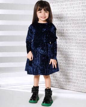 Girls Fit and Flare Dress-image-49