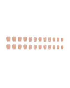 pink truck Women Set Of 24 Artificial Reusable Nails-picture-10