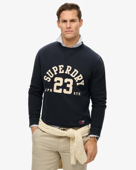 Buy Navy Blue Sweatshirt Hoodies for Men by SUPERDRY Online