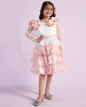 Girls Fit and Flare Dress-image-48