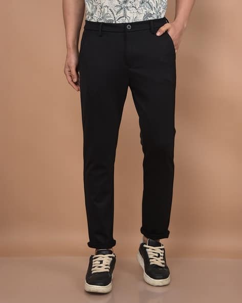 CRIMSOUNE CLUB Men Slim Fit Trousers