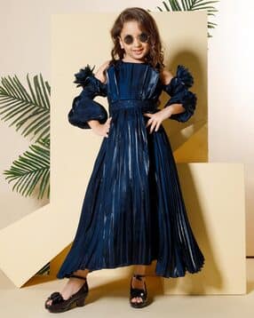 Girls Fit and Flare Dress-image-47