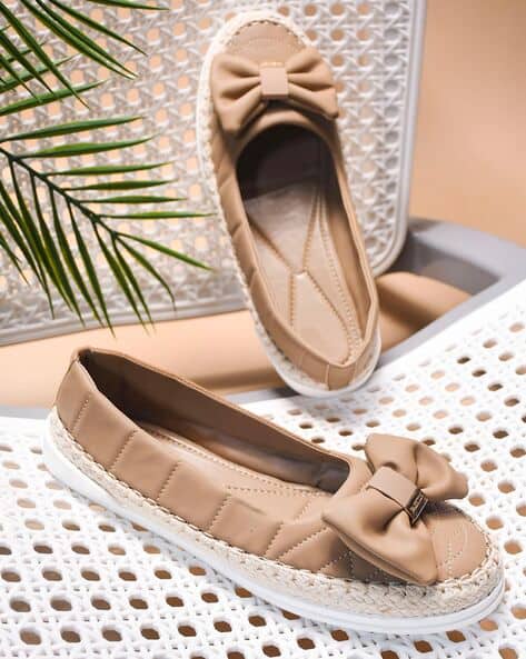 Buy Toupe Flat Shoes for Women by FROH FEET Online
