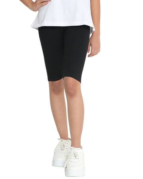 Totztouch Girls Cotton Mid Rise Regular Fit Shorts