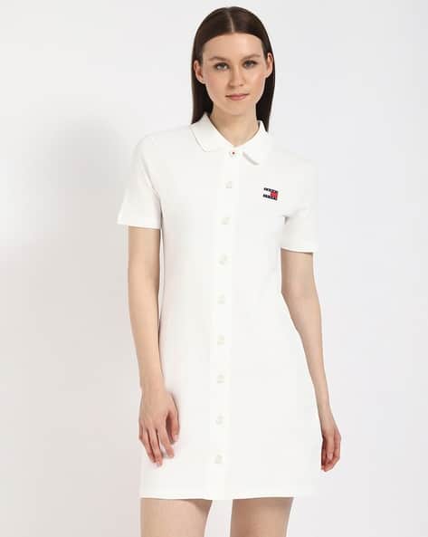 TOMMY HILFIGER Women Badge Pique Shirt Dress