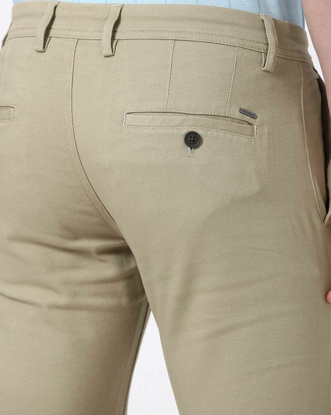 PE CASUAL TROUSER  PCTFSSKFK4, KHAKI, 32