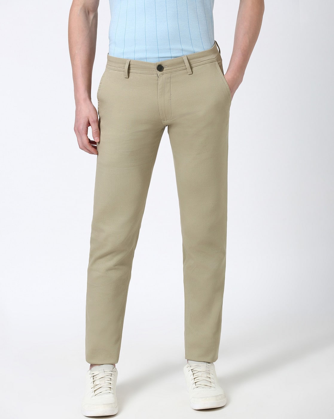 PE CASUAL TROUSER  PCTFSSKFK4, KHAKI, 32