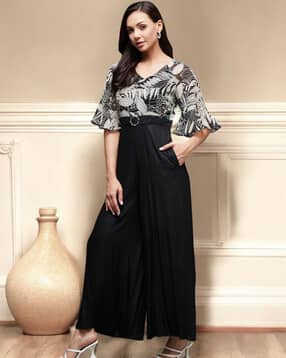 life with pockets Women Floral Printed Jumpsuit-picture-26
